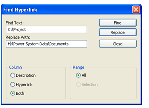 Viewing Hyperlink Reports