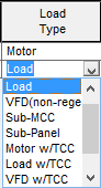 The Load Type list items are shown. 