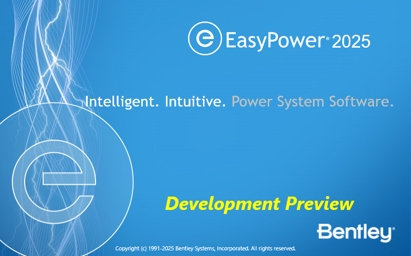Se muestra la pantalla de bienvenida de EasyPower.