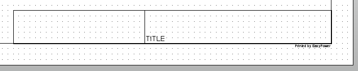 Se muestra un ejemplo de bloque de texto con la palabra “TITULO” en el rectángulo de la derecha.